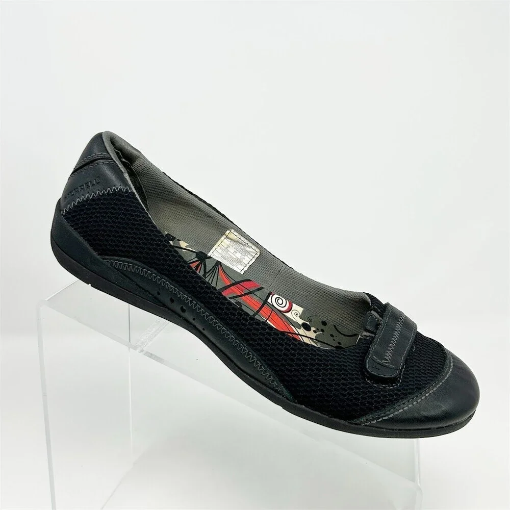 Merrell Allegro Ballet Flats Black Slip-On Comfort Shoes Round Toe Size 8